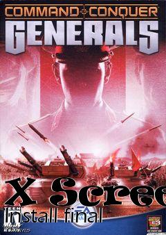 Box art for X Screen Install final