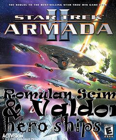 Box art for Romulan Scimitar & Valdore hero ships