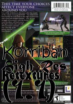 Box art for Korriban High-Res Retextures (1.1)