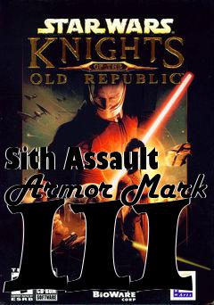 Box art for Sith Assault Armor Mark III