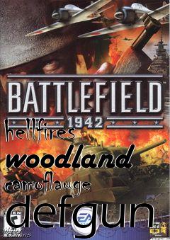 Box art for hellfires woodland camoflauge defgun