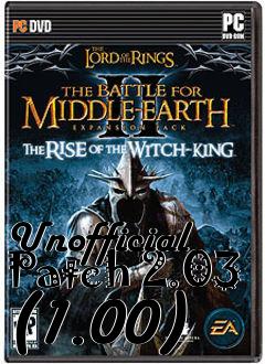 Box art for Unofficial Patch 2.03 (1.00)