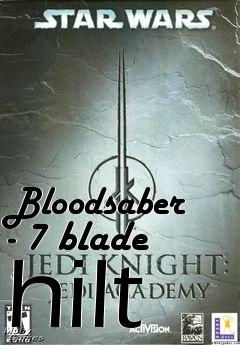 Box art for Bloodsaber - 7 blade hilt