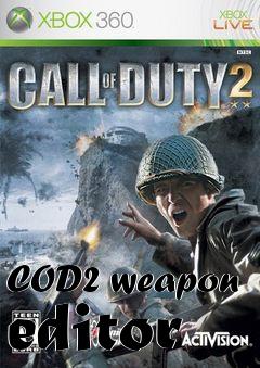 Box art for COD2 weapon editor