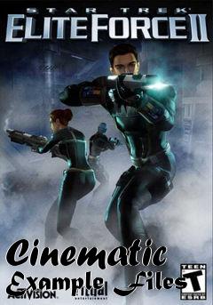 Box art for Cinematic Example Files