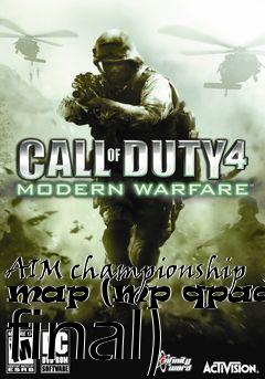 Box art for AIM championship map (mp qpadaim final)