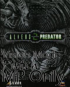 Box art for Vision Mode Patch  -- MP Only