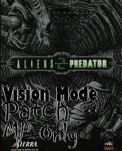 Box art for Vision Mode Patch  -- MP Only