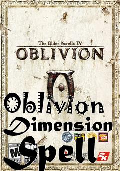 Box art for Oblivion Dimension Spell