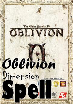 Box art for Oblivion Dimension Spell