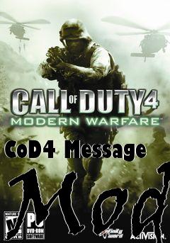 Box art for CoD4 Message Mod