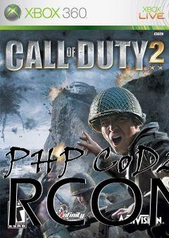 Box art for PHP CoD2 RCON