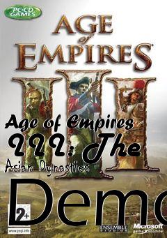 Box art for Age of Empires III: The Asian Dynasties Demo