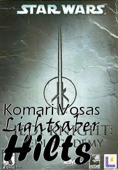 Box art for Komari Vosas Lightsaber Hilts