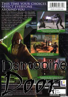 Box art for Dantooine Door