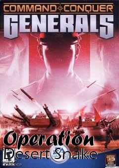 Box art for Operation Desert Snake