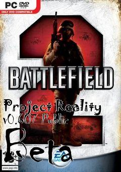 Box art for Project Reality v0.607 Public Beta