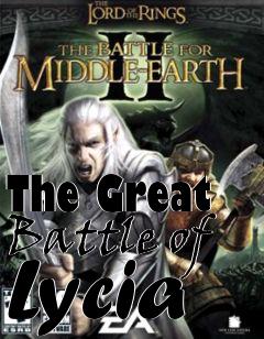 Box art for The Great Battle of Lycia
