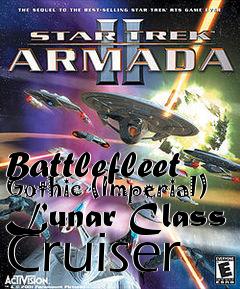 Box art for Battlefleet Gothic (Imperial) Lunar Class Cruiser