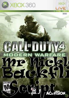 Box art for Mr Nickles Backflip Script