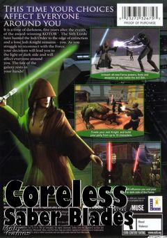 Box art for Coreless Saber Blades