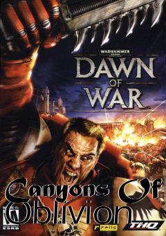 Box art for Canyons Of Oblivion
