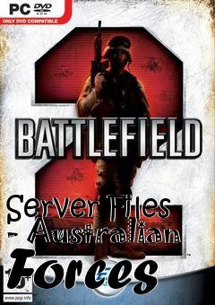 Box art for Server Files - Australian Forces