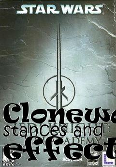 Box art for Clonewar stances and effects