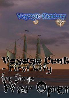 Box art for Voyage Century - First City for Siege War Open