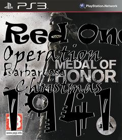 Box art for Red One- Operation Barbarossa - Christmas 1941