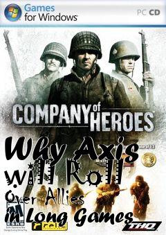 Box art for Why Axis will Roll Over Allies in Long Games