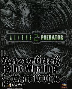 Box art for Razorback Point Whaling Station: