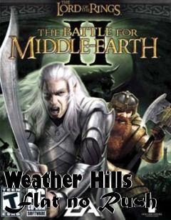 Box art for Weather Hills Flat no Rush