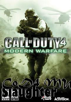 Box art for CoD4 MW MP Slaughter