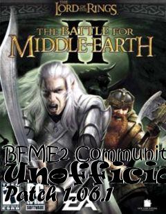 Box art for BFME2 Community Unofficial Patch 1.06.1