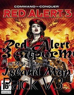 Box art for Red Alert 3 superMOSS Monster Face Island Map Pack V3