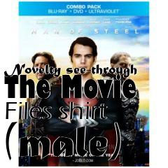 Box art for Novelty see-through The Movie Files shirt (male)
