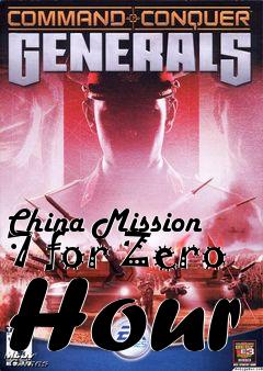 Box art for China Mission 7 for Zero Hour