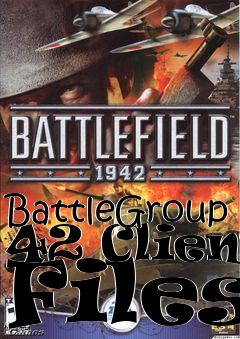 Box art for BattleGroup 42 Client Files