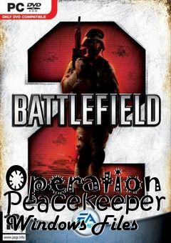 Box art for Operation Peacekeeper Windows Files