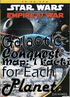 Box art for Galactic Conquest Map: 1 Faction for Each Planet