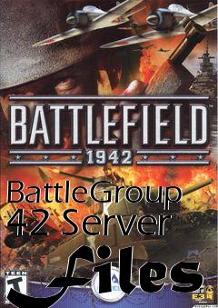Box art for BattleGroup 42 Server Files