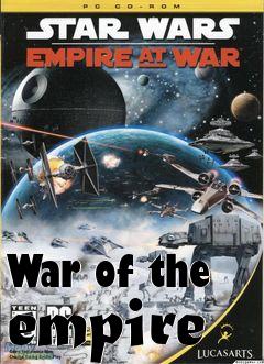 Box art for War of the empire