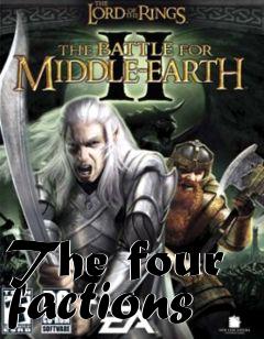 Box art for The four factions