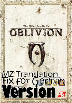 Box art for MZ Translation Fix for German Version