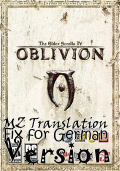 Box art for MZ Translation Fix for German Version