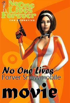 Box art for No One Lives Forver Snowmobile movie