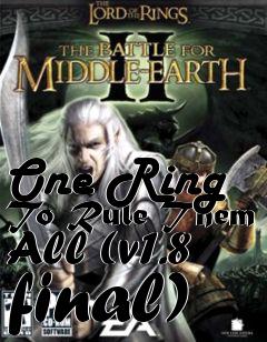 Box art for One Ring To Rule Them All (v1.8 final)