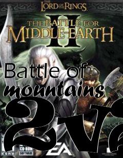 Box art for Battle of mountains 2v2