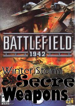 Box art for Winter Storm - Secret Weapons